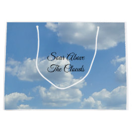 Sacola Para Presentes Grande Soar Acima Das Nuvens Sacos-Presente