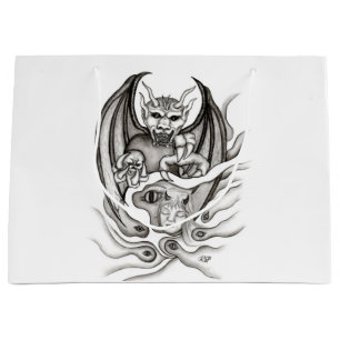 Sacola Para Presentes Grande Sonho da Meia-Noite - Demônios no estilo da Tatua