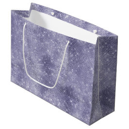Sacola Para Presentes Grande Sonho Roxo Sparkle