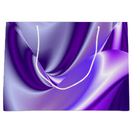 Sacola Para Presentes Grande Sonhos de Arco-Íris de Flor Roxo