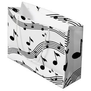 Sacola Para Presentes Grande Sonhos de instrumentos de música padronizados