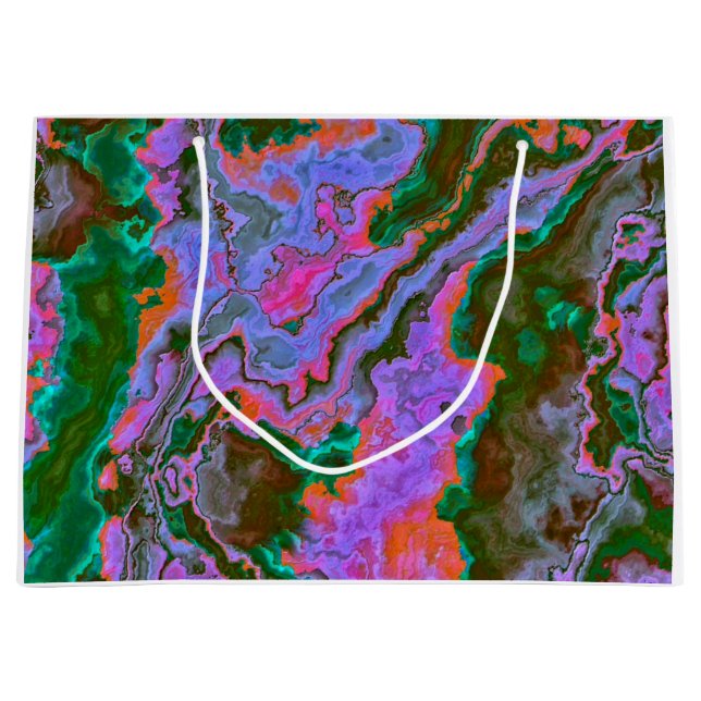 Sacola Para Presentes Grande Sour Marble (Frente)