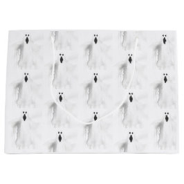 Sacola Para Presentes Grande Spooky Ghost