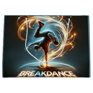 Sacola Para Presentes Grande "Spotlight Groove" - dançando em destaque!