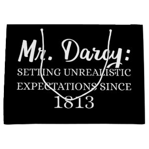 Sacola Para Presentes Grande Sr. Darcy: Expectativas Irrealistas Desde 1813 II