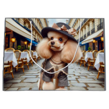 Sra. Harris a Poodle em Paris