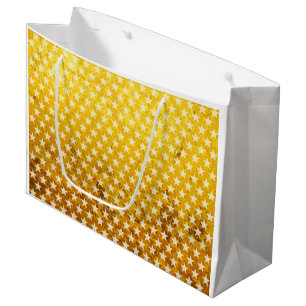 Sacola Para Presentes Grande Stars Funny Padrão transparente + sua ideia