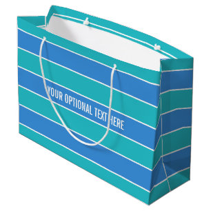 Sacola Para Presentes Grande Stripes Saco de presentes personalizado padrão