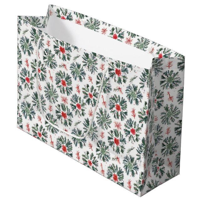 Sacola Para Presentes Grande Sucursais de Natal (Frente inclinada)