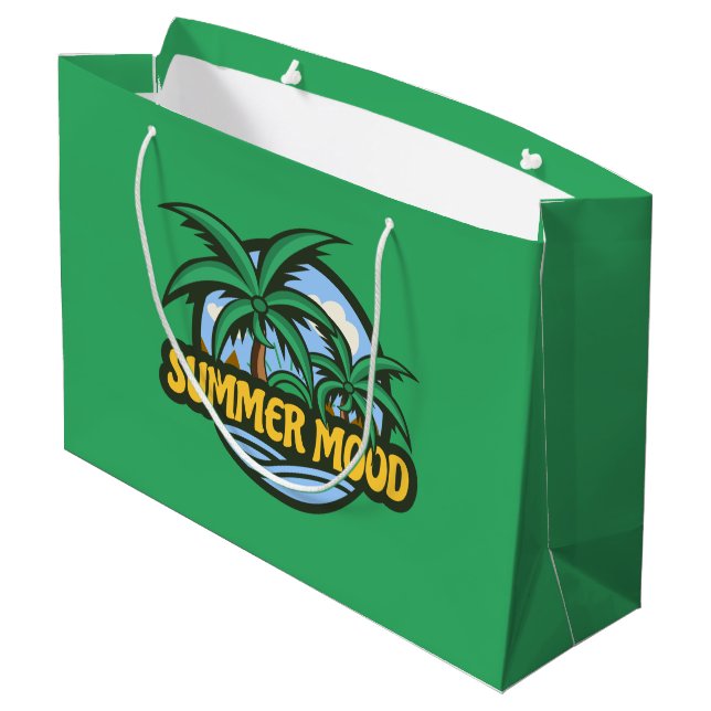 Sacola Para Presentes Grande Summer Mood (Verso inclinado)