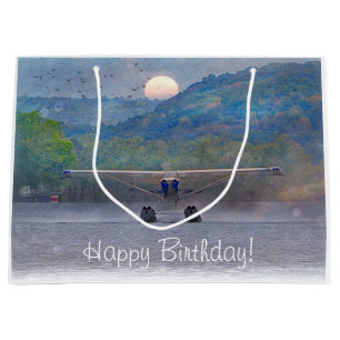Sacola Para Presentes Grande Sunset Seaplane