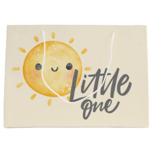 Sacola Para Presentes Grande Sunshine Little One Chá de fraldas