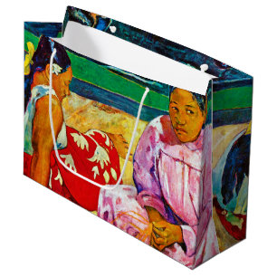 Sacola Para Presentes Grande Tahitian Women, Gauguin Large Gift Bag