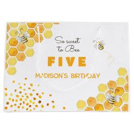 Sacola Para Presentes Grande Tão doce de ser aniversário de criança