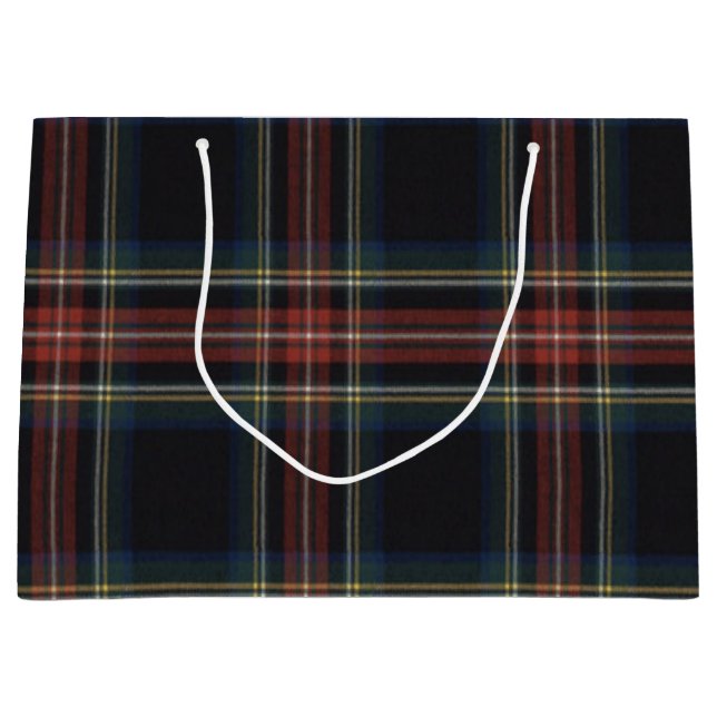 Sacola Para Presentes Grande Tartan Gift Bag - Grande (Frente)