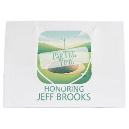 Sacola Para Presentes Grande Tema de golfe