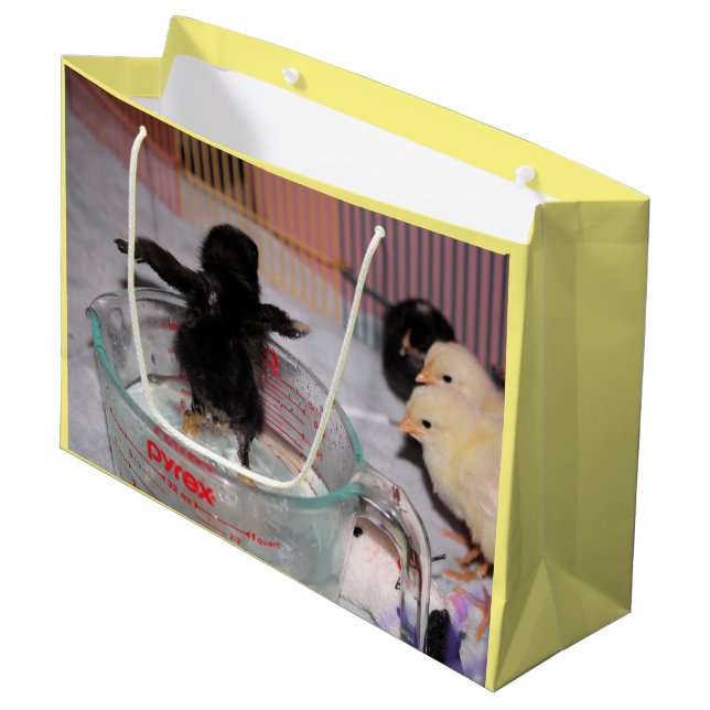 Sacola Para Presentes Grande Tempo de banho (Frente inclinada)