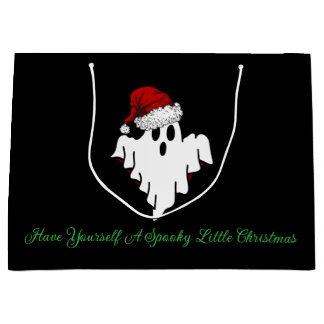 Sacola Para Presentes Grande Tenha Um Pequeno Natal Estranho