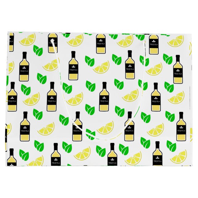 Sacola Para Presentes Grande Tequila e Lemon (Verso)