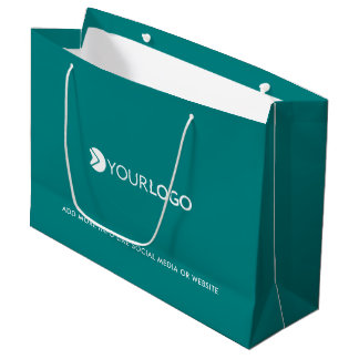 Sacola Para Presentes Grande Terreno de presentes comerciais na marca do logoti