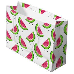 Sacola Para Presentes Grande Teste padrão 2 da melancia