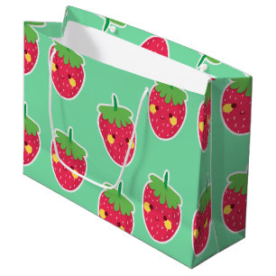 Sacola Para Presentes Grande Teste padrão bonito lunático do caráter das