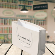 Texto do nome comercial bege