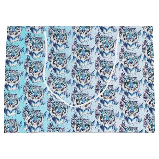 Sacola Para Presentes Grande Tigre (Frente)
