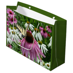 Sacola Para Presentes Grande Tigre Swallowtail Butterfly Flor Gift Bag