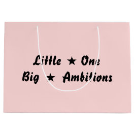 Sacola Para Presentes Grande Tiny Human Giant Dreams Pink Design