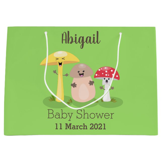 Sacola Para Presentes Grande Toadstool (fungo-guaii) (Frente)