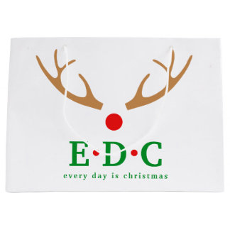 Sacola Para Presentes Grande Todo dia é Natal