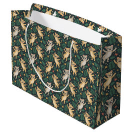 Sacola Para Presentes Grande Tote bag with a playful pattern