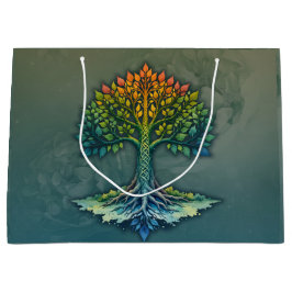Sacola Para Presentes Grande Tree of Life Shifting Dawn 