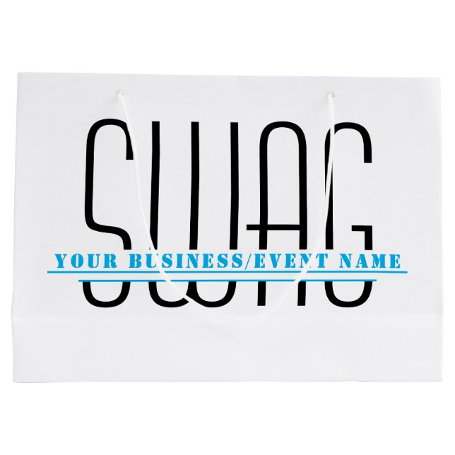 Sacola Para Presentes Grande Troca de Negócio do Promocional de Eventos (Verso)