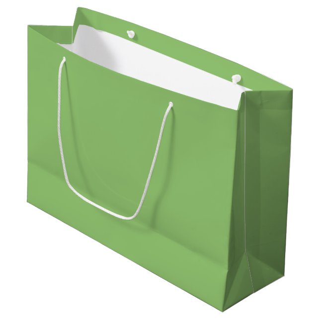 Sacola Para Presentes Grande True Pistachio Green (Frente inclinada)