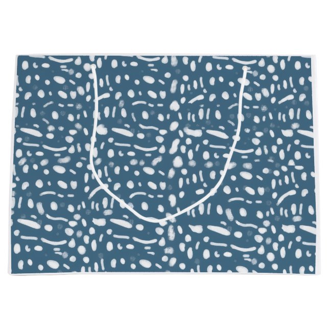 Sacola Para Presentes Grande Tubarão-baleia (Frente)