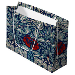 Sacola Para Presentes Grande Tulip e Rosa, William Morris Large Gift Bag