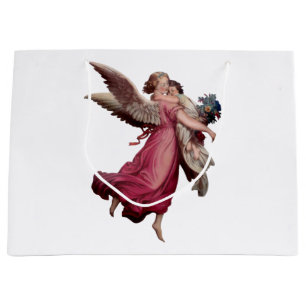 Sacola Para Presentes Grande Two Angels in Flight