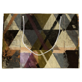 Sacola Para Presentes Grande Um design abstrato moderno