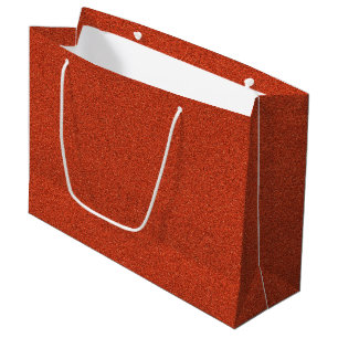 Sacola Para Presentes Grande Uma bolsa de compras de papel brilhante vermelha