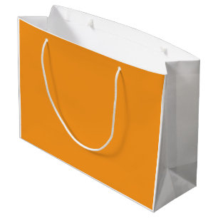 Sacola Para Presentes Grande Uma mistura abstrata de laranja, vermelho e amarel