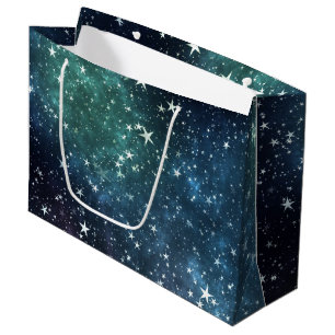 Sacola Para Presentes Grande Uma Noite Cheia de Estrela