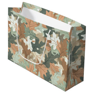 Sacola Para Presentes Grande Uma Série de Design de Camuflagem Realista #2