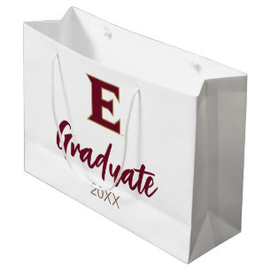 Sacola Para Presentes Grande Universidade Elon E   Formando 20XX