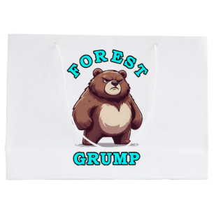 Sacola Para Presentes Grande Urso Engraçado