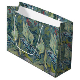 Sacola Para Presentes Grande Van Gogh Grande Mariposa Nocturna Pavão Antiga