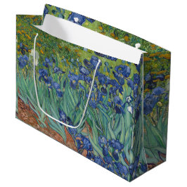Sacola Para Presentes Grande Van Gogh Vintage Irises