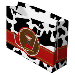 Sacola Para Presentes Grande Velho Oeste do Cowboy Aniversário Ocidental