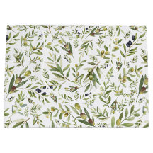 Verde Salvia Aquarela Francês País Chic Olivas